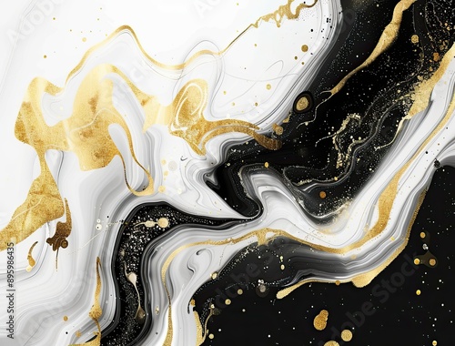 Abstract wave lines backgro...