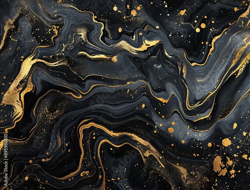 Abstract wave lines backgro...