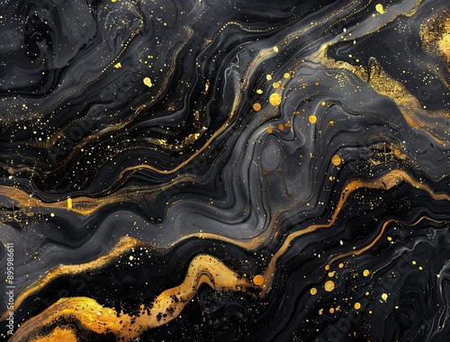 Abstract wave lines backgro...