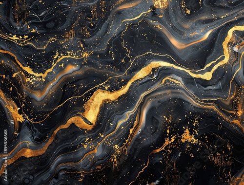 Abstract wave lines backgro...