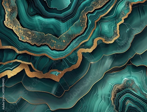 Green marble stone texture ...