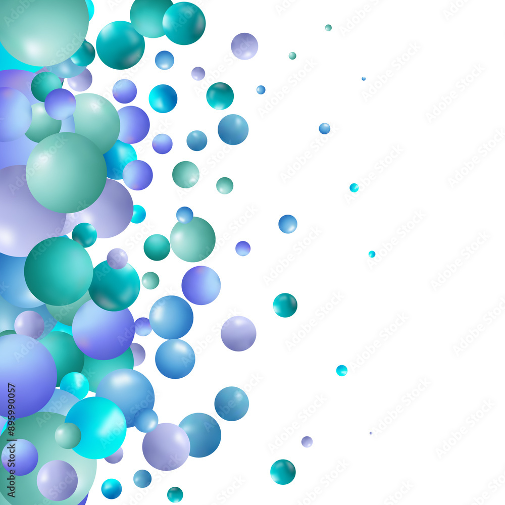 Abstract template with blue balls. Vector background. EPS 10 Abstract template with blue balls. Vector background. EPS 10