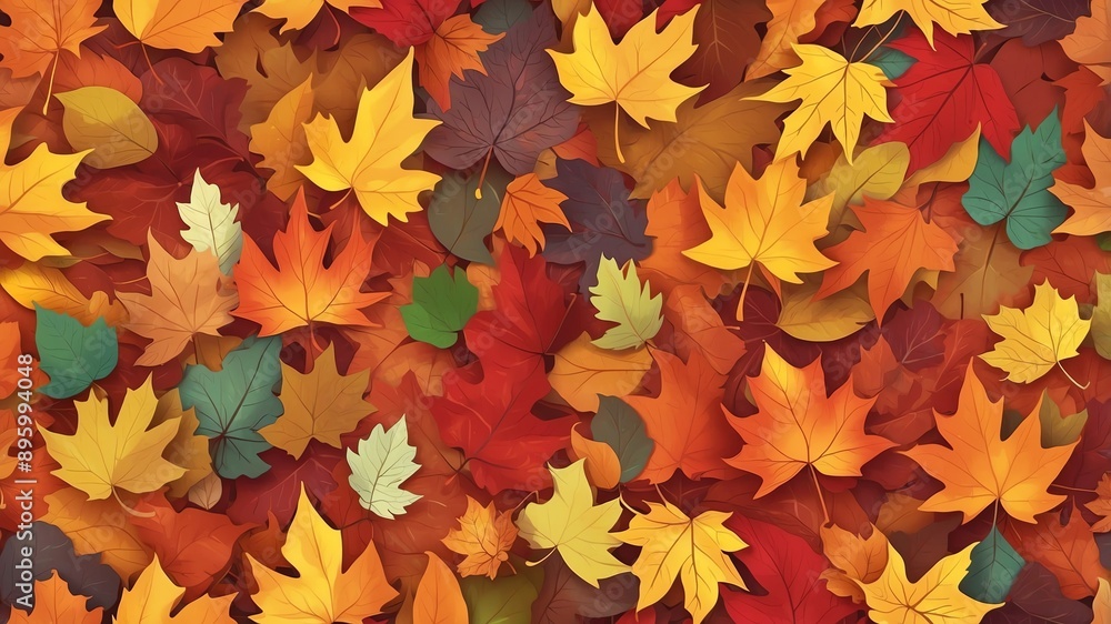 colorful autumn foliage abstract background design colorful autumn foliage abstract background design