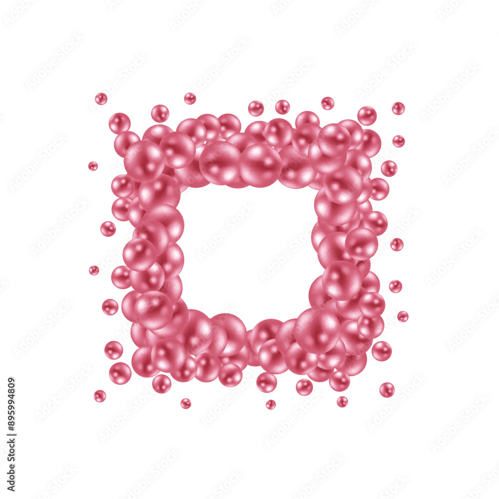 Vector illustration for your design. Luxurious beautiful background with red spheres. Red balls. Eps 10 Vector illustration for your design. Luxurious beautiful background with red spheres. Red balls. Eps 10