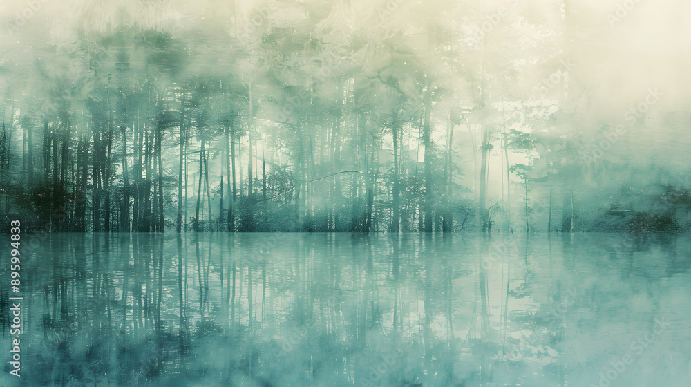 Primarily sage green background illustration Primarily sage green background illustration