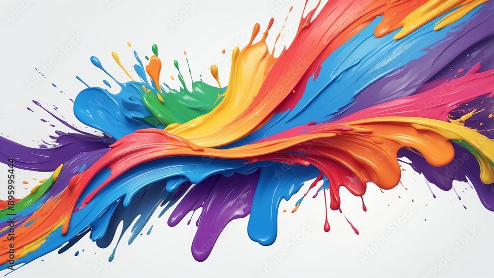 rainbow paint strokes abstract background design rainbow paint strokes abstract background design