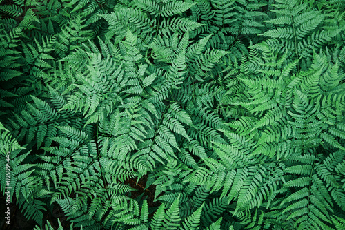 Fern leaf. Closeup nature view of fern leaf background. Flat lay, dark nature concept, tropical leaf. Top view.