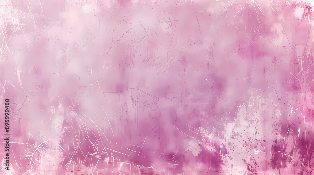 Fototapeta premium Abstract Pink Background with Scratches and Textures