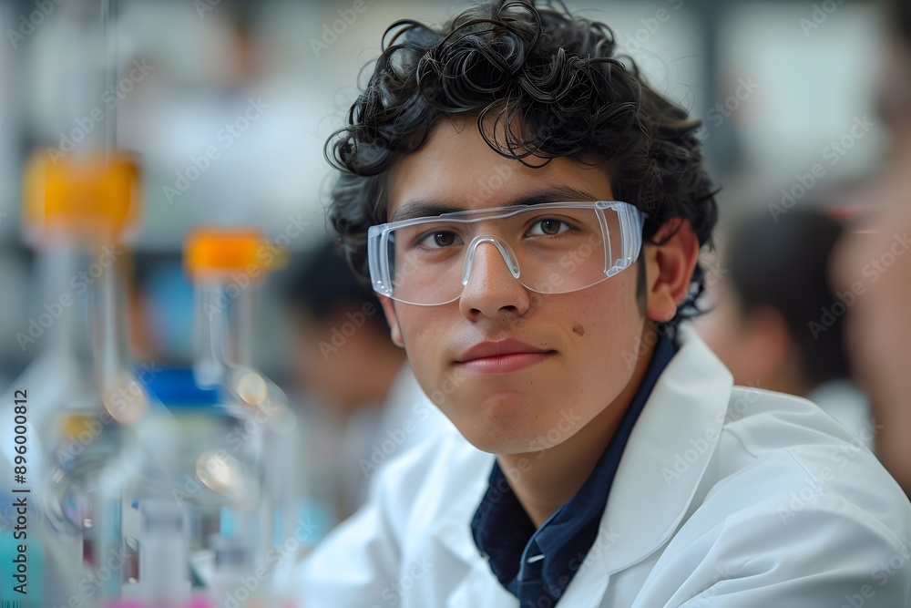 Young Scientist Engaged in Laboratory Experimentation Young Scientist Engaged in Laboratory Experimentation
