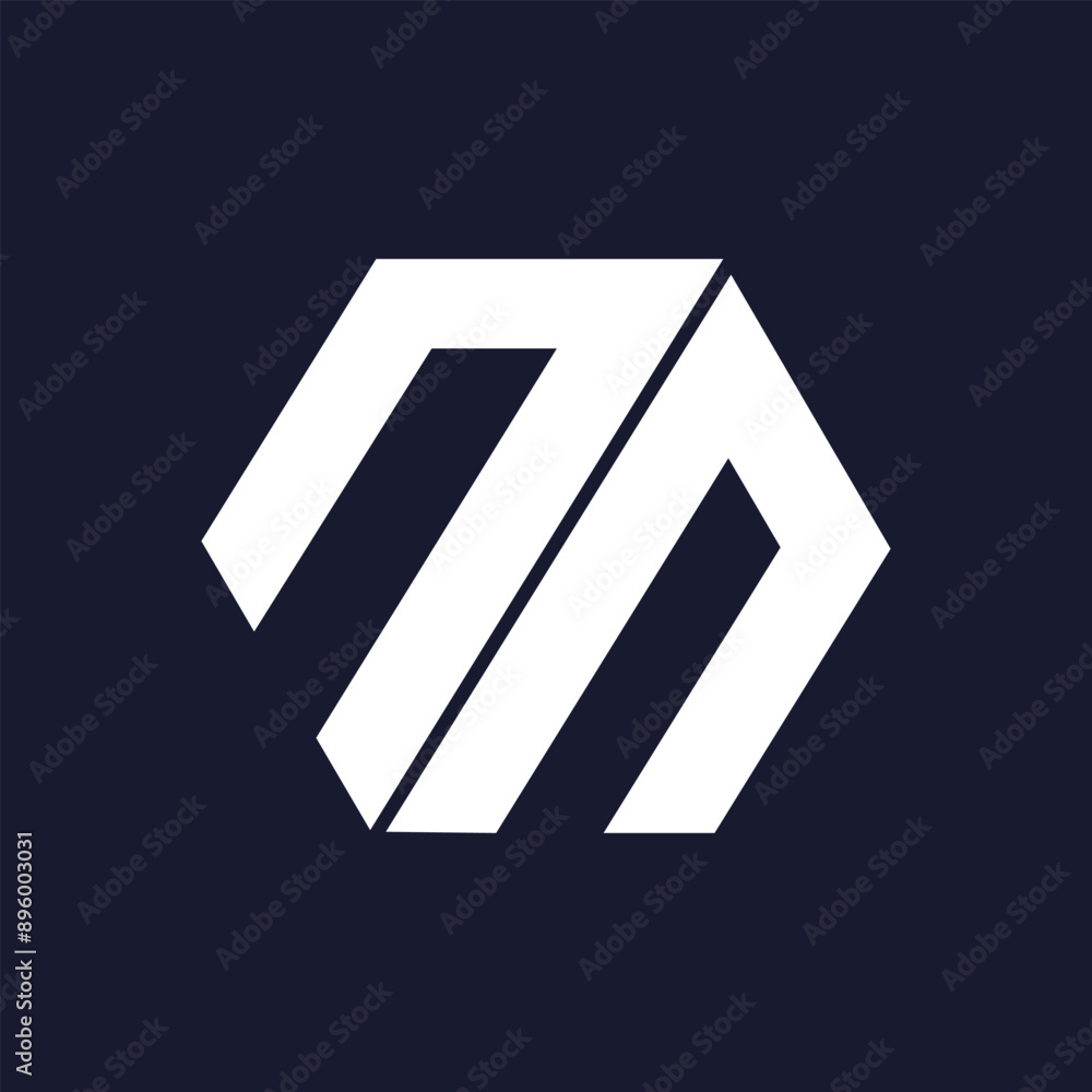 NN Abstract Letters Logo Monogram NN Abstract Letters Logo Monogram