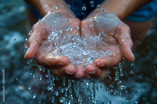 Capturing the Beauty of Water in Open Hands