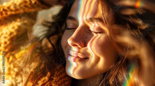 Woman Enjoying Sunlight
