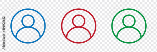 User profile login or access authentication icon vector illustration image888
