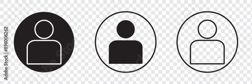 User profile login or access authentication icon vector illustration image888
