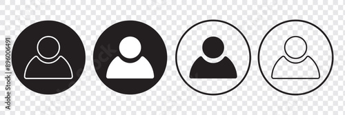 User profile login or access authentication icon vector illustration image888
