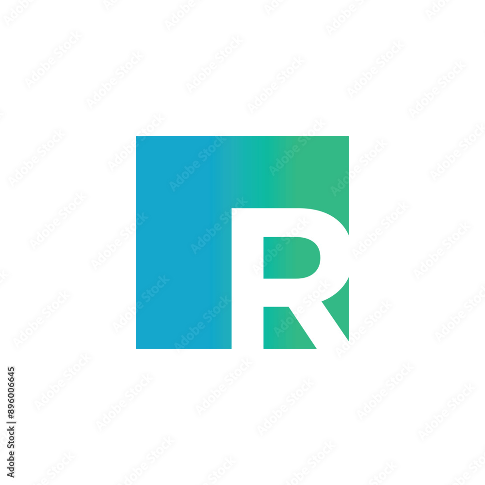 Letter R logo design vector with universal form and creative idea icon Letter R logo design vector with universal form and creative idea icon