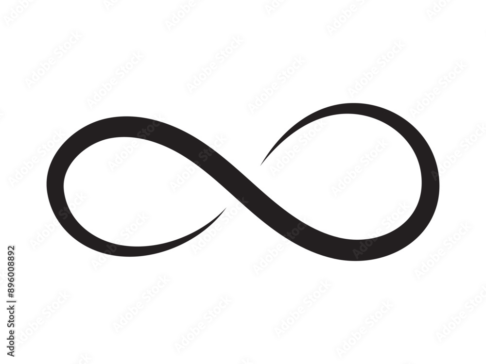 Hand drawn infinity symbol. Black infinity icon. Eternity, infinite, limitless and forever signs. Hand drawn infinity symbol. Black infinity icon. Eternity, infinite, limitless and forever signs.