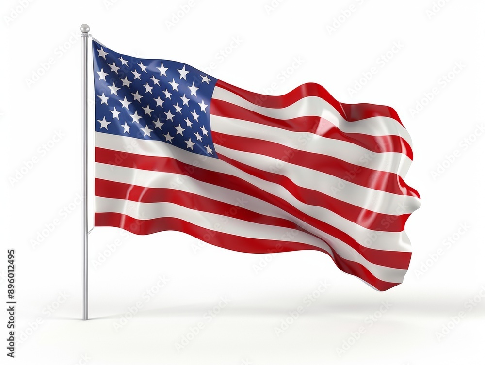 Waving American flag Waving American flag