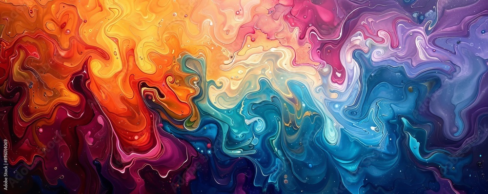 A vibrant abstract painting capturing the feeling of pure joy, with swirling colors and energetic lines reflecting the exhilaration of the human spirit. A vibrant abstract painting capturing the feeling of pure joy, with swirling colors and energetic lines reflecting the exhilaration of the human spirit.