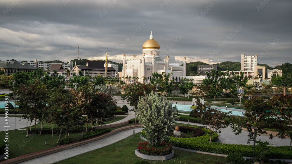 Fototapeta premium The architecture of Bandar Seri Begawan in Brunei