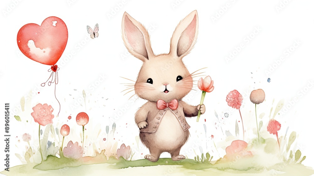 A cute rabbit A cute rabbit