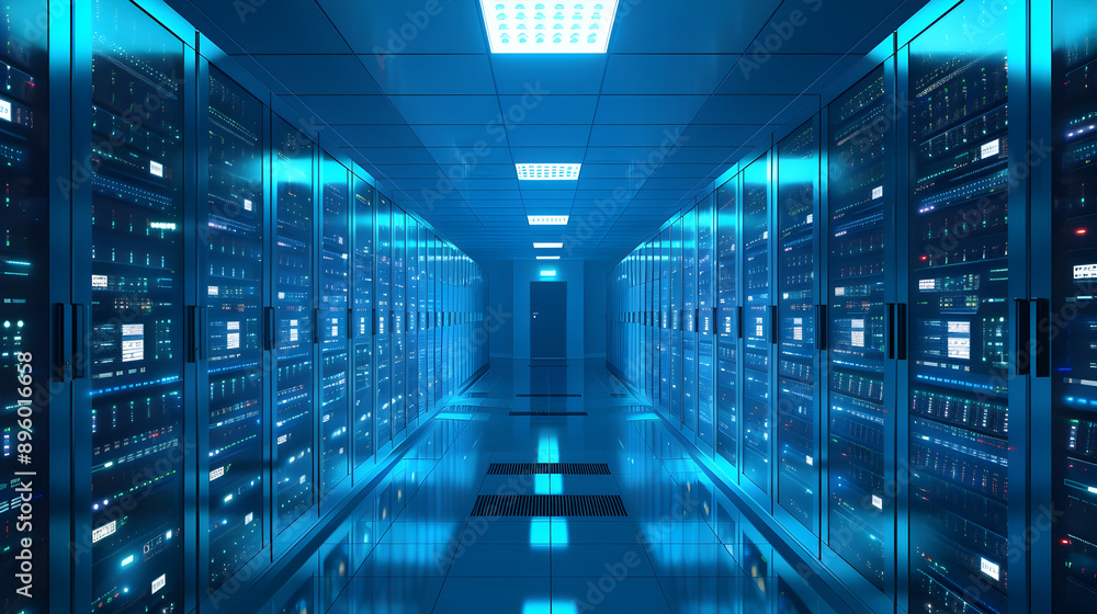 Fototapeta premium Data Transfer Cost Optimization Strategies, data transfer cost optimization strategies with an image showing techniques such as data deduplication,