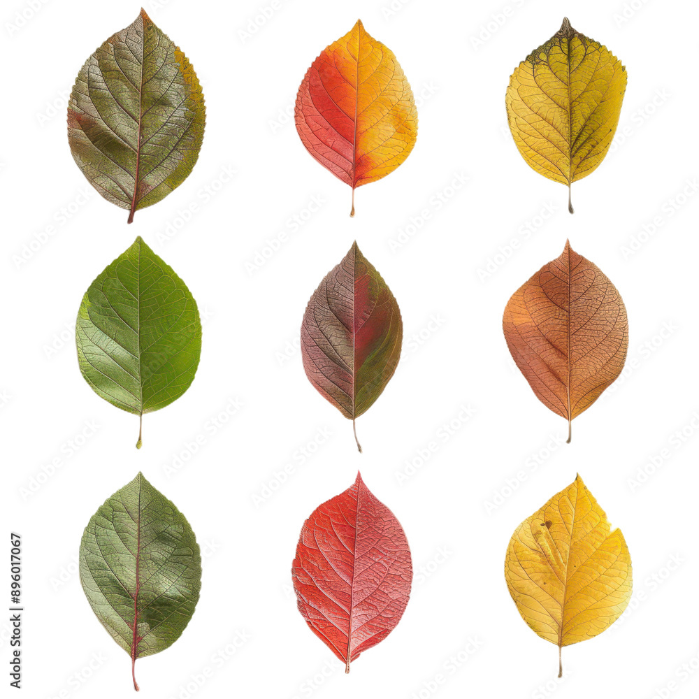 High-Resolution Image of Pear Tree Leaves Displaying Autumn Colors and Detailed Veins. High-Resolution Image of Pear Tree Leaves Displaying Autumn Colors and Detailed Veins.
