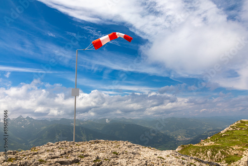 Wetterstation auf dem Gipfel des Stoderzinken, Gröbming, Steiermark, Österreich