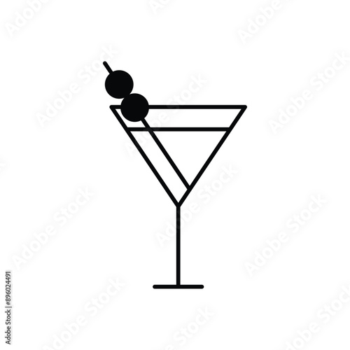 Cocktail icon. Cocktail Icon Vector. Cocktail drink.Web