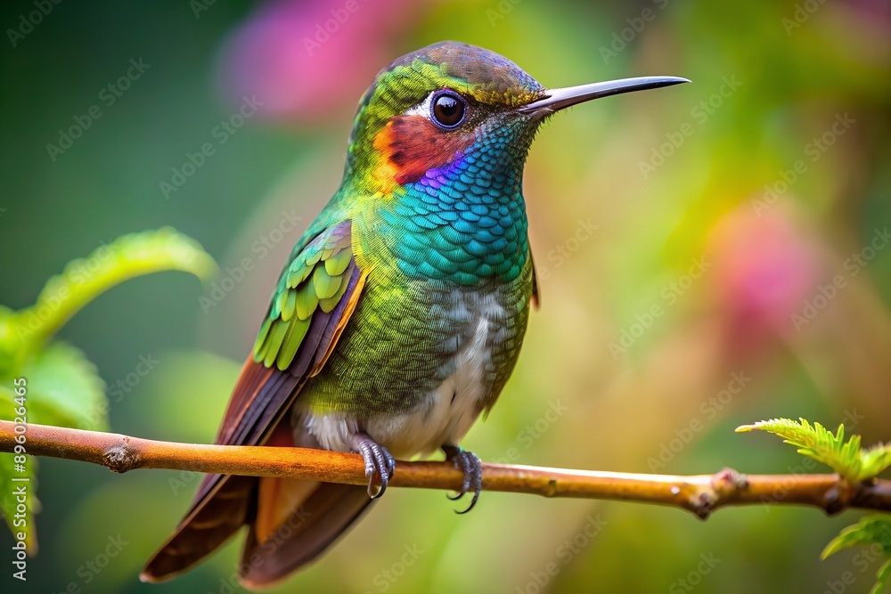 Obraz premium hummingbird on a branch