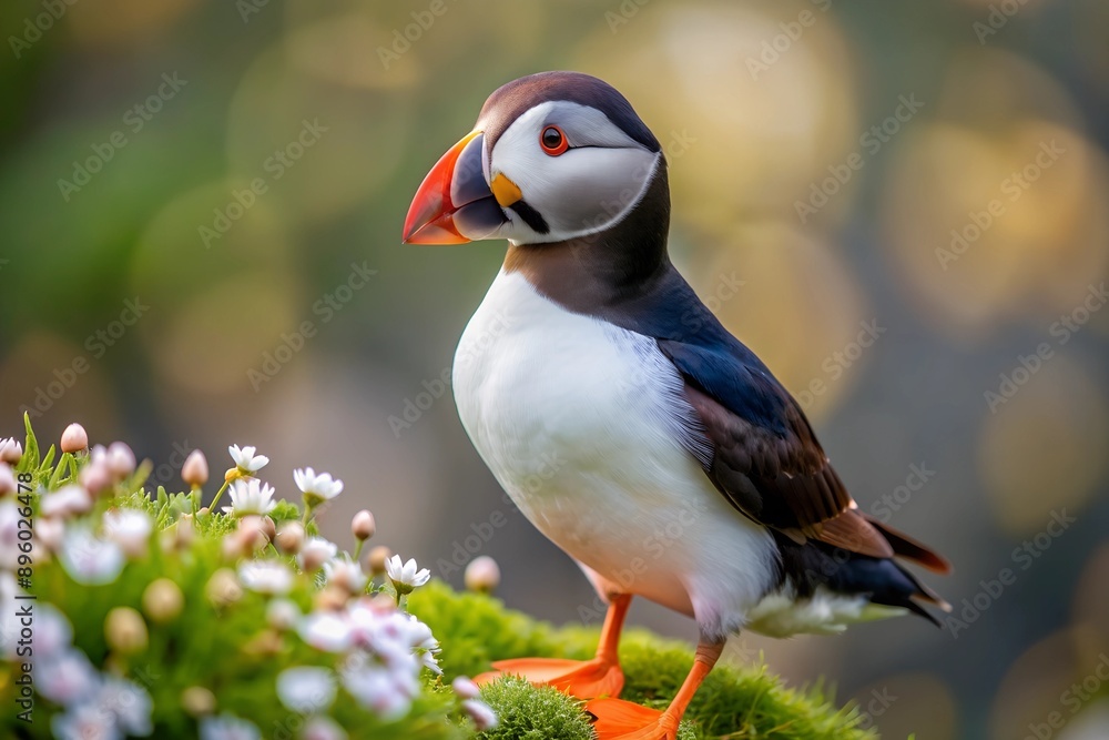 Naklejka premium Fratercula arctica