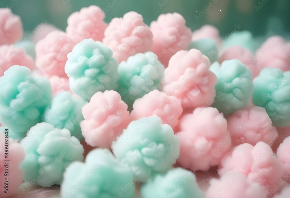 Obraz premium colorful cotton candy