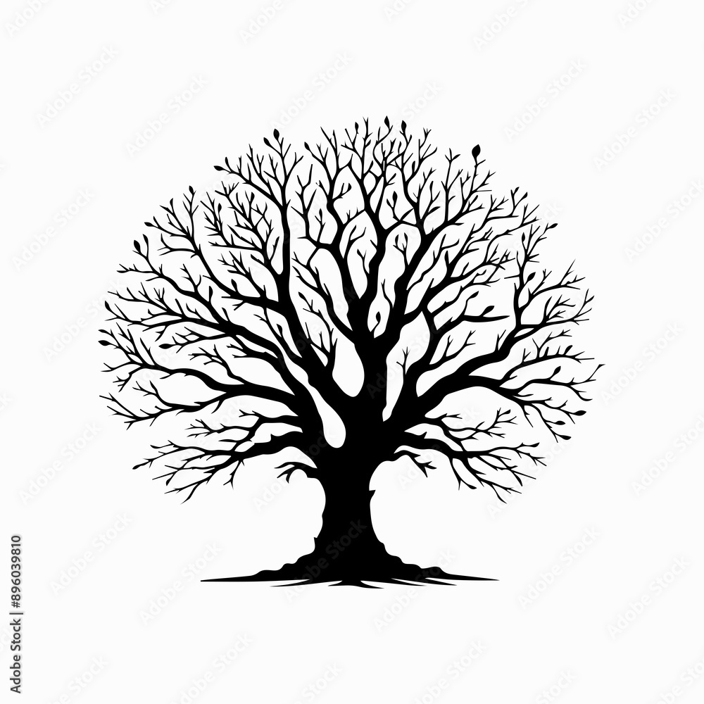 Fototapeta premium Botanic tree vector