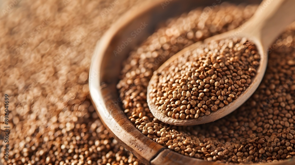 Millet and Teff background Millet and Teff background