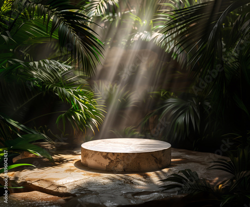 Podium in Jungle 03