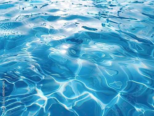 Underwater panorama of swim...