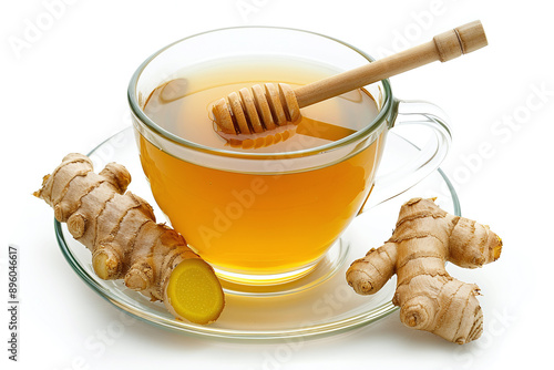 Healthy and Refreshing Bee Honey, Lime & Flower Berry Tea: Immune-Boosting and Aromatic Herbal Beverage