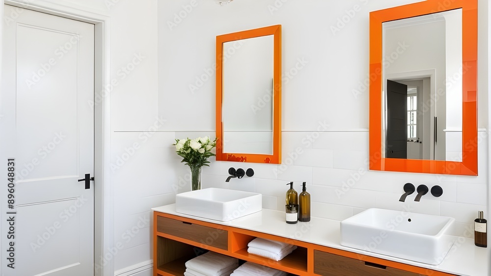 mirror in bathroom mirror in bathroom