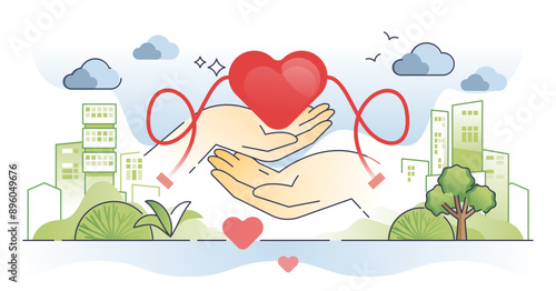 Blood drive donation campaign to save lives with transfusion outline concept, transparent background.Rhesus positive or negative blood type deposit for hospital needs illustration.