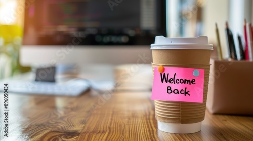 The coffee cup welcome