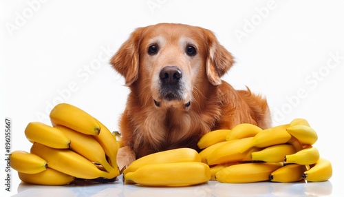 dog and banana