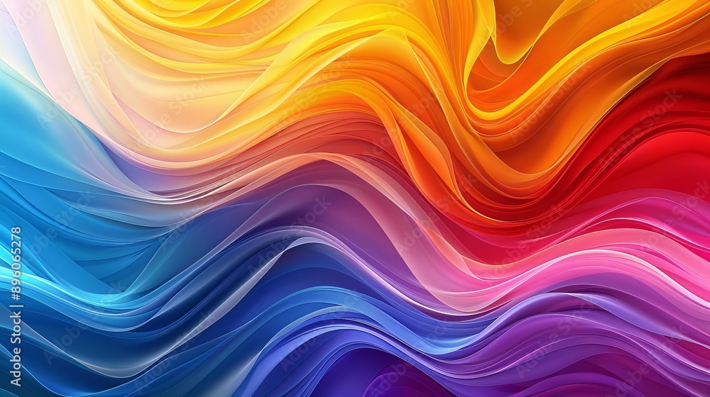 Obraz premium Vibrant abstract background design with swirling colors, fluid patterns, and dynamic movement, perfect for creative projects