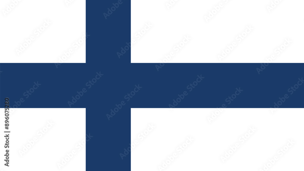 Official vector flag of Finland. Illustration eps10. Official vector flag of Finland. Illustration eps10.