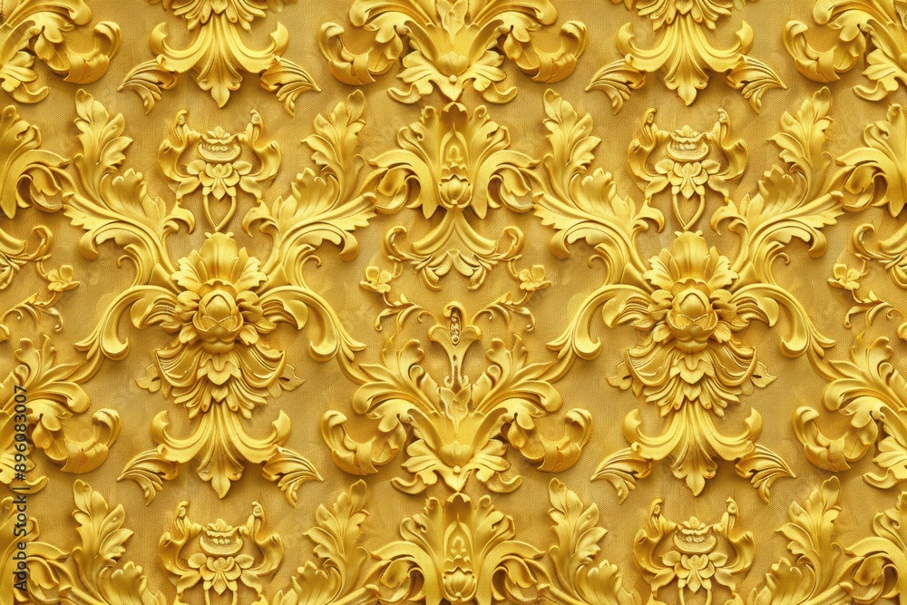 seamless gold background with intricate tile design is perfect for use in any decorative project. Ornate patterns and luxurious feel make it ideal for adding touch of elegance surface. seamless gold background with intricate tile design is perfect for use in any decorative project. Ornate patterns and luxurious feel make it ideal for adding touch of elegance surface.