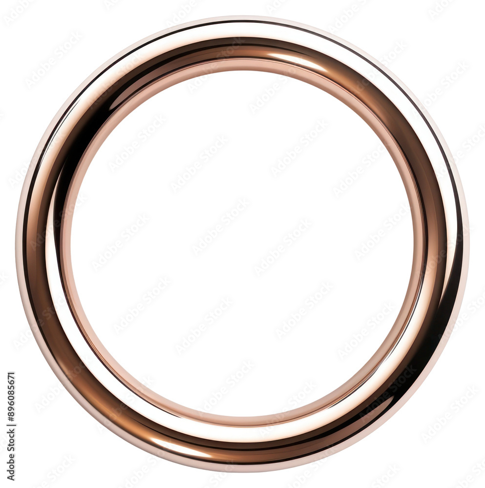 PNG Elegant metallic circular ring illustration PNG Elegant metallic circular ring illustration
