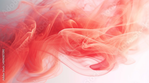 red and white smoke background