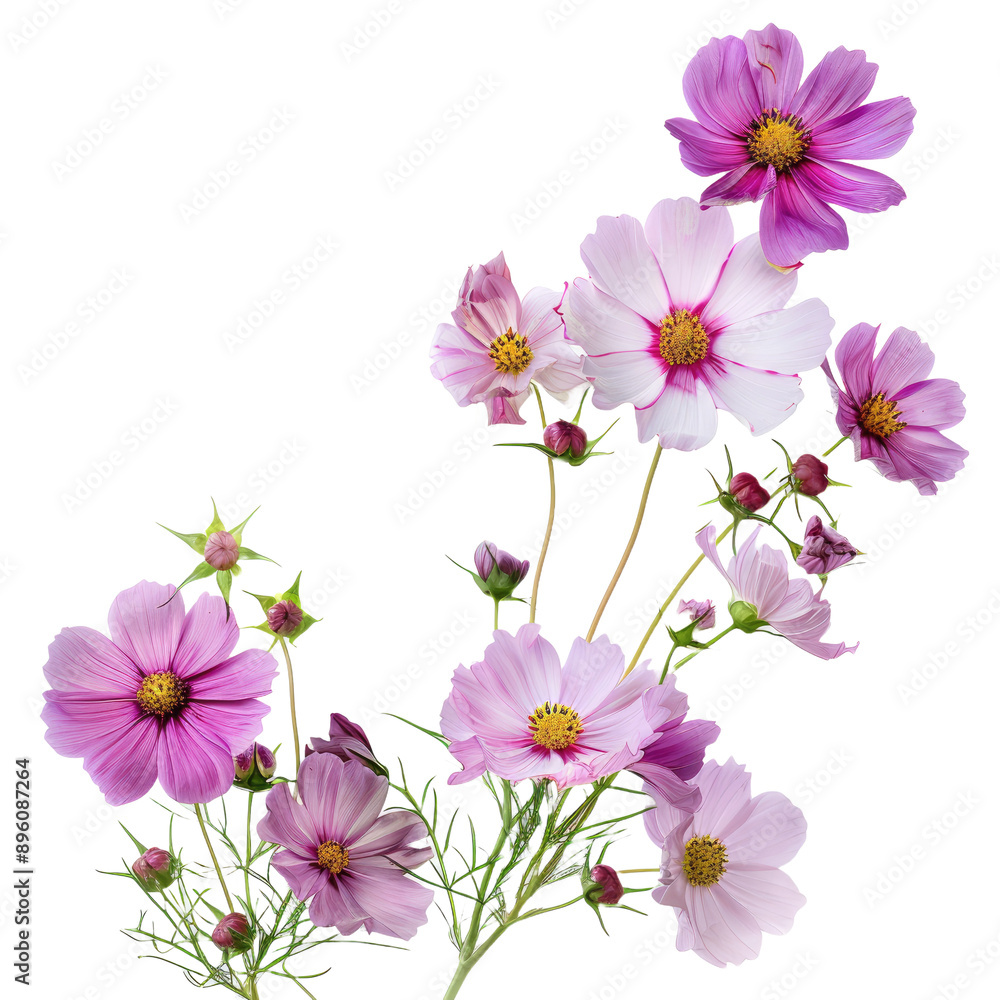 Flowers isolated on white background, Flower summer spring flowers overlay, frame, border overlay, without background Flowers isolated on white background, Flower summer spring flowers overlay, frame, border overlay, without background