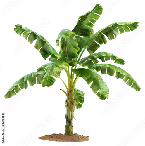 PNG  Tropical banana tree plant foliage