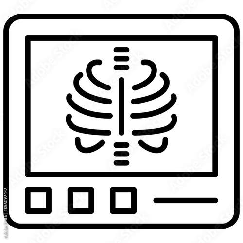 Chest X-Ray Icon