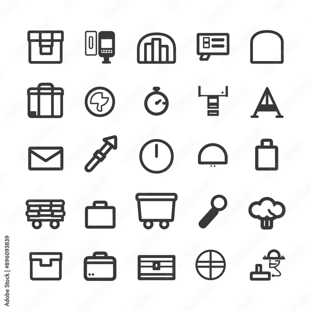 minimalist line art icon inventory collection set logo symbol minimalist line art icon inventory collection set logo symbol